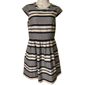 Betsy Johnson Dress SZ 6 Chic Stripes Preppy Clueless